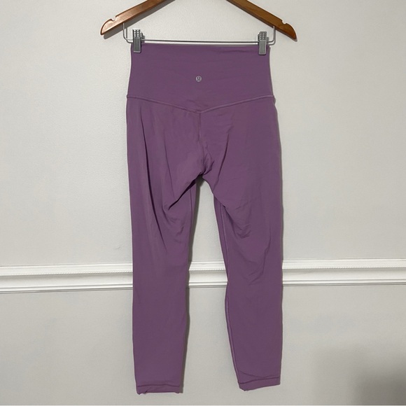 Lululemon • align high-rise pant 25" wisteria purple leggings nulu sz 6 - Picture 5 of 7